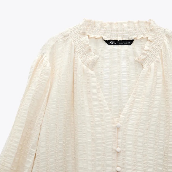 Zara rustic blouse - Picture 5 of 7